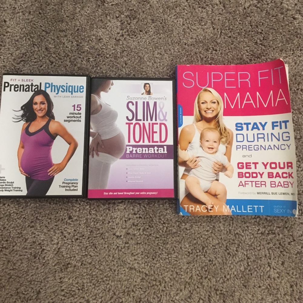 Pregnancy workout dvd and book